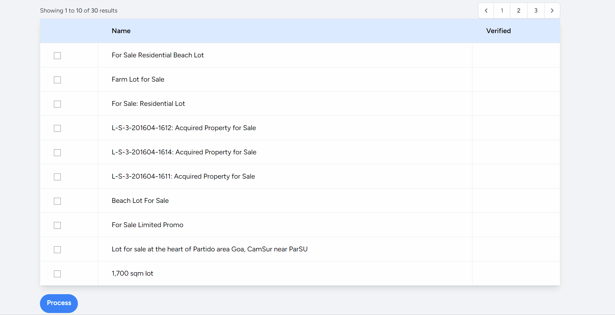 Three rows of data are sent to the server for processing. Each row is updated realtime from the server using one streamed response.